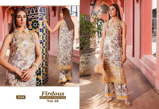 Firdous Exclusive Collection Vol 28 By Shree Jam Cotton Pakistani Suits Wholesale Online